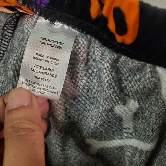 Nightmare Before Christmas Pajama Pants Fleece Women Large Drawstring - Picture 7 of 7